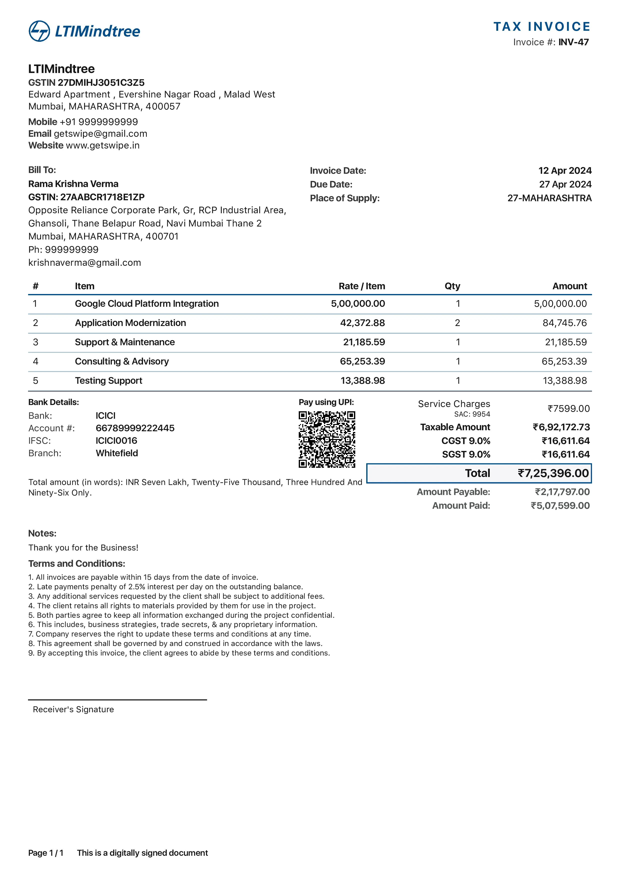 Finvera GST Invoicing 1 - Variant 1